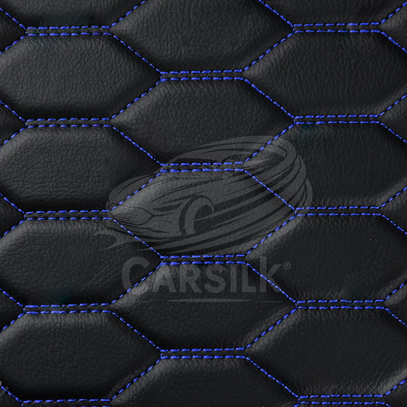 Alternative view of BLACK & BLUE STITCHING HONEYCOMB LUXURY BASE TRUNK CAR