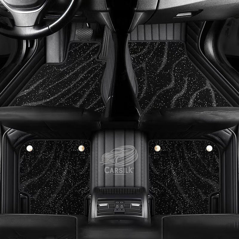 BLACK GALAXY CUSTOM CAR MATS