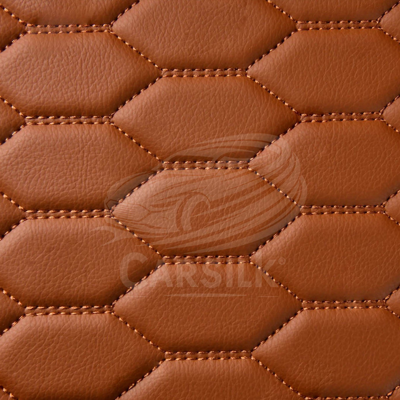 Alternative view of BROWN HONEYCOMB LUXURY TRUNK CAR MATS