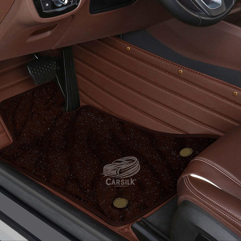 Alternative view of COFFEE BROWN GALAXY CUSTOM CAR MATS SET