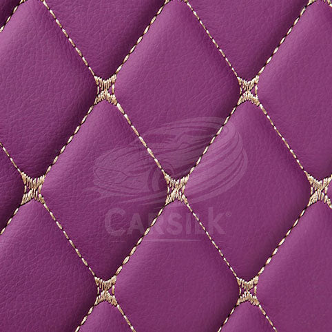 Alternative view of LAVENDER PURPLE DIAMOND LUXURY BASE TRUNK CAR MATS