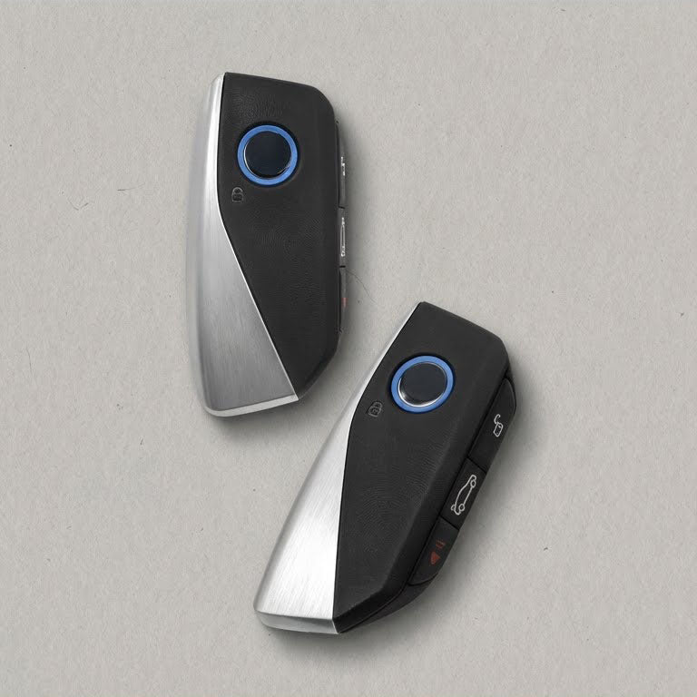 Alternative view of Premium Leather Key Fob for BMW