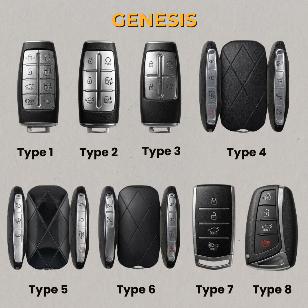Premium Leather Key Fob for Genesis