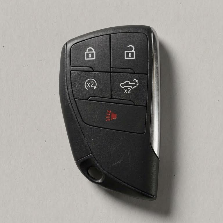 Alternative view of Premium Leather Key Fob for GMC