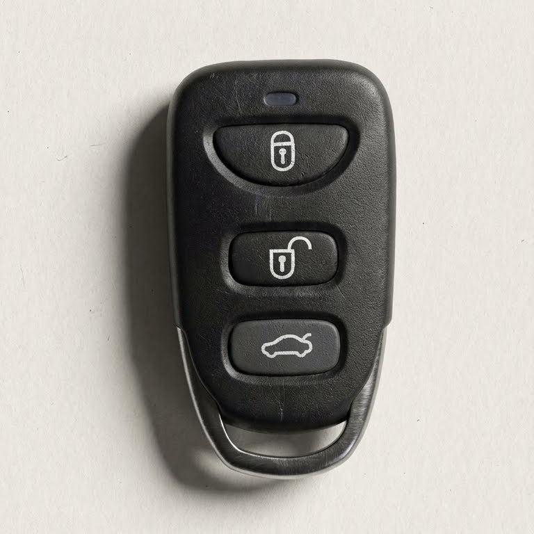 Alternative view of Premium Leather Key Fob for Hyundai