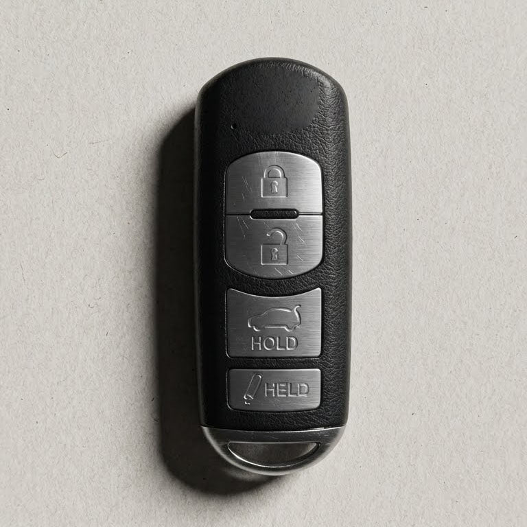 Alternative view of Premium Leather Key Fob for Mazda