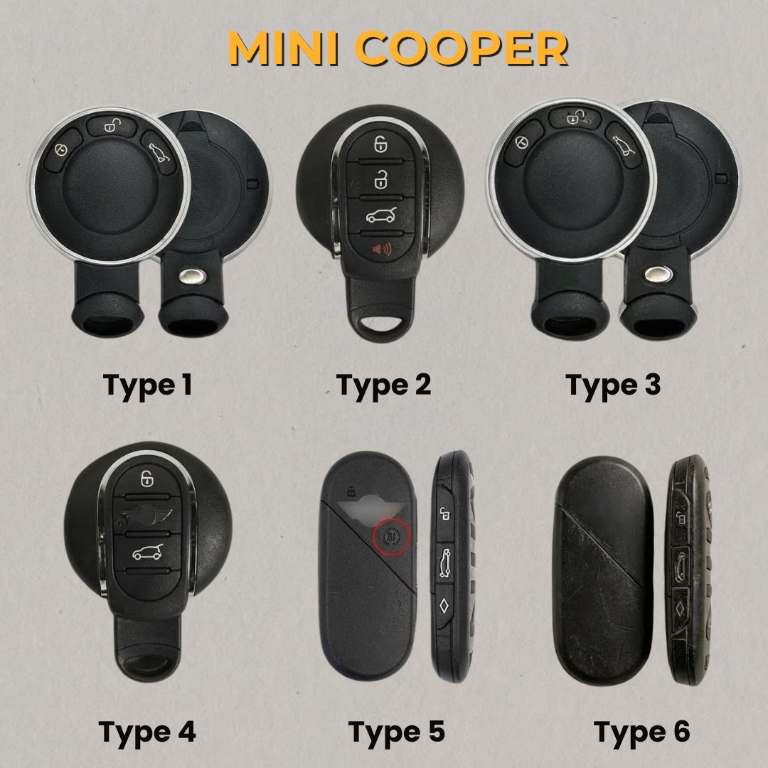 Premium Leather Key Fob for Mini Cooper