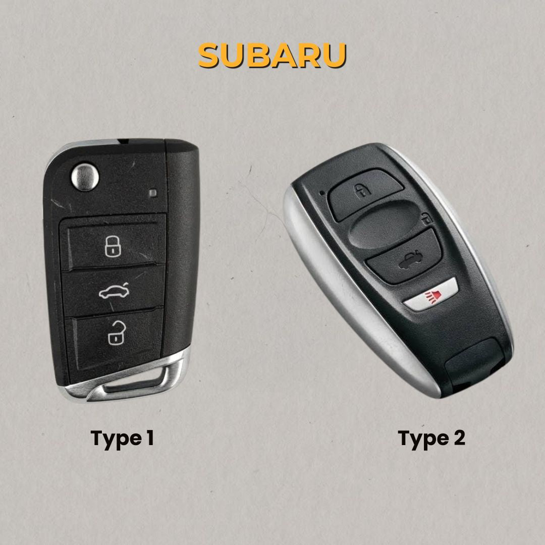 Premium Leather Key Fob for Subaru
