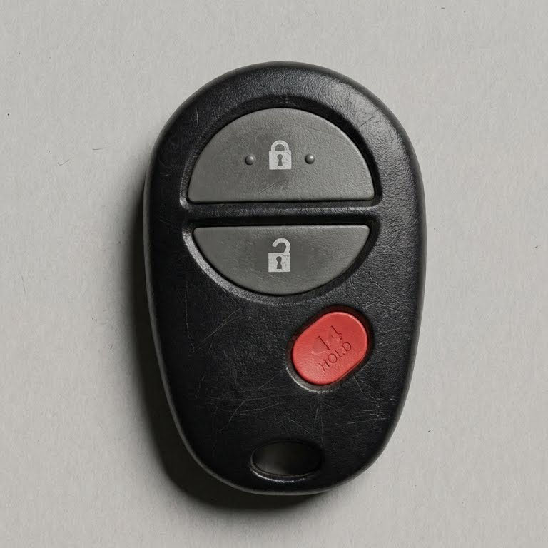 Alternative view of Premium Leather Key Fob for Toyota