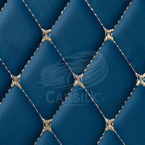 Alternative view of VINTAGE BLUE LUXURY TRUNK CAR MATS